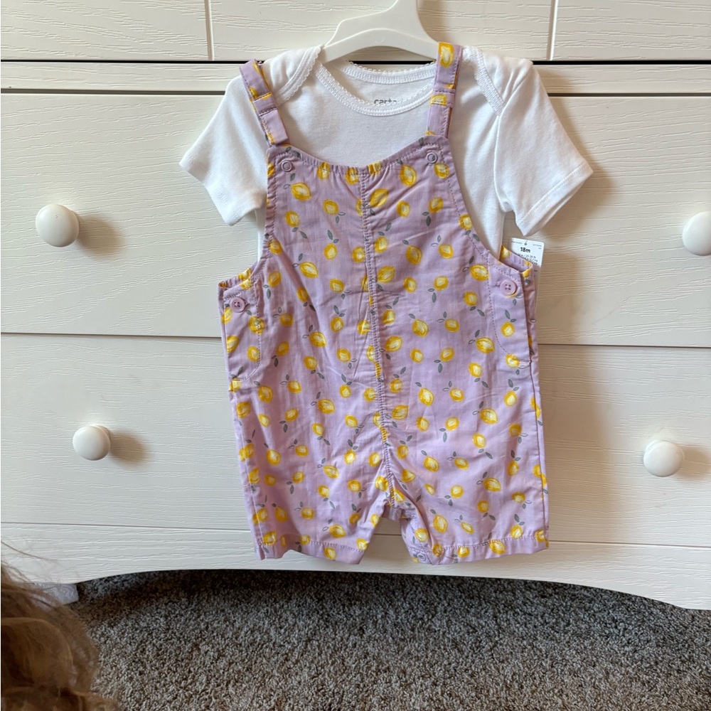 Carter's Purple and Yellow Kids Matching Set